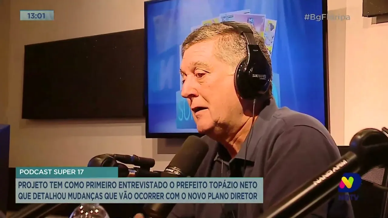Podcast Super 17: projeto tem como primeiro entrevistado o prefeito Topázio Neto