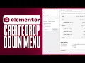 How To Create Drop Down Menu In WordPress Elementor 2025 Simple Guide