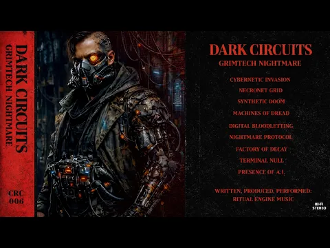DARK CIRCUITS — Grimtech Nightmare | Instrumental - Industrial - Cyberpunk - EBM - (Full Album)🔥⚙️