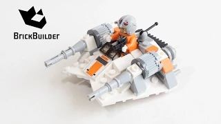 Lego Star Wars 75074 Snowspeeder - Lego Speed Build