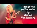 7 guitar solos by Adrian Vandenberg from 1979 to 2023