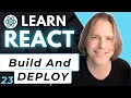 How to deploy a React App to Github Pages and Netlify React JS Tutorials for Beginners