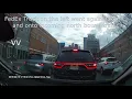 Driving in New York City NYC - FedEx driving against traffic on 11th Ave Between W 50th W 49 St