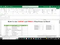 How to use LARGE and SMALL Functions in Excel