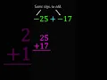 Subtracting integers