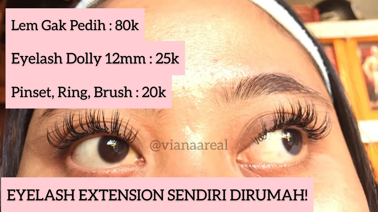 Halooo Gaeess kali ini aku bikin tutorial pasang eyelash extension sendiri di rumah simple & cepet b. 