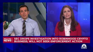 SEC drops investigation into Robinhood crypto business, will not seek enforcement action