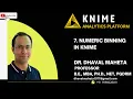 7 Numeric Binning in KNIME Dr Dhaval Maheta