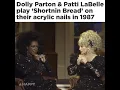 Download Lagu Dolly Parton & Patti LaBelle play 'Shortnin' Bread' on their Acrylic Nails