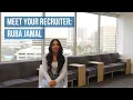 Meet Your Recruiter Ruba Jamal