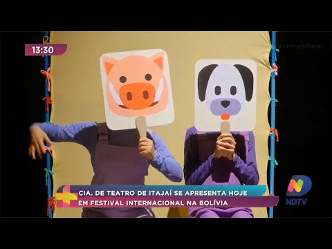 Companhia de Teatro de Itajaí se apresenta em festival internacional na Bolívia