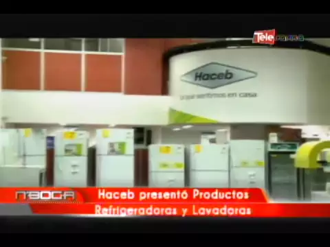 Haceb presentó productos refrigeradoras y lavadoras