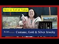 How to Tell and Value Costume Gold Silver Jewelry when Thrifting by Dr Lori