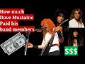 How much Mustaine paid his band members - Chris Poland Marty Friedman Nick Menza Dave Ellefson