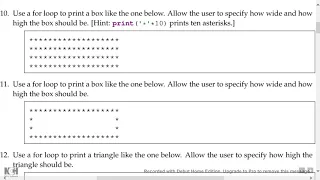 A Practical Introduction To Python Programming - Exercise 2 5 10b