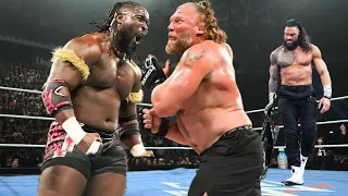 WWE 14 February 2026 Roman Reigns VS Oba Femi VS Brock Lesnar Match on Monday Night Raw 2026