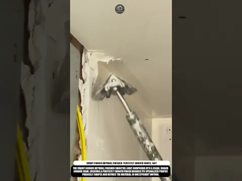 Smart Corner Drywall Finisher: Perfectly Smooth Joints, Fast #innovation