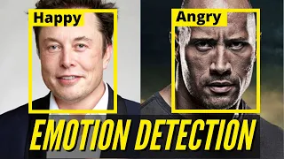 Emotion Detection - Python Project using Machine Learning OpenCV