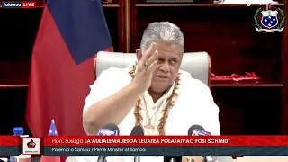 Feiloaiga A Le Vasega O Tusitala Ma Le Afioga I Le Alii Palemia Apia Samoa 17 Novema 2025 