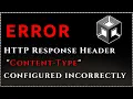 HTTP Response Header Content-Type configured incorrectly on the server for file