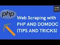 PHP Web Scraping With Dom Document Tutorial for beginners