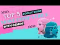 The Top 5 Zodiac Signs Most Compatible With Gemini