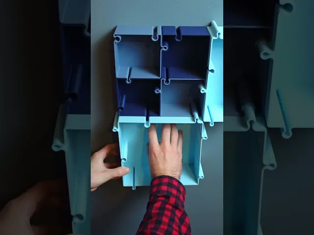 Infinite puzzle wall shelf video thumbnail