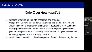 Ombudsperson Presentation