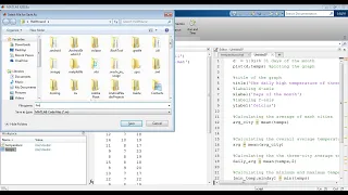 Reading data from a mat file and assigning it into a variable