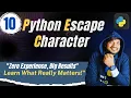 Python Escape Characters CodersIndia By Rohit Tyagi