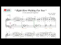 Download Lagu Right Here Waiting For You (Richard Marx) - Sheet piano cover (free)