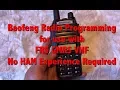 Baofeng FRS GMRS VHF Programming UV-82 UV-5R