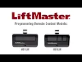 How to Program LiftMaster s 891LM and 893LM Remote Controls to a Garage Door Opener