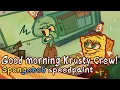 Lagu Krusty Crew 🧽🐙⭐ Spongebob speedpaint