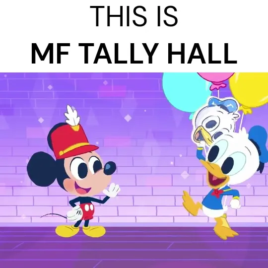 THIS IS MF TALLY HALL (reupload)