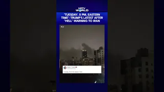 Tuesday 8 pm Eastern Time Trump s Latest Threat After Hell Warning To Iran