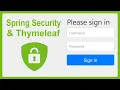 Spring Security - User Registration Authentication and Authorization using MySQL and Thymeleaf