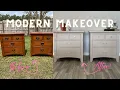 MODERN FURNITURE FLIP with Alkyd Enamel Paint DIY Furniture Makeover Spraying Furniture