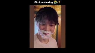 This Is The First Time We Seeing Jimin Shave Bts Jimin Kpop 