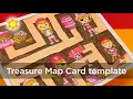 Treasure Map Card - with free downloadable template