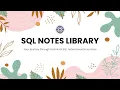 SQL Notes Library Microsoft SQL Server SQL Server Training Techie Vineet