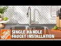 How to Replace a Kitchen Faucet With a Single Handle The Home Depot