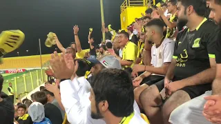 جماهير الوصل تساند الاتحاد السعودي   ذوب هان الايراني   دوري ابطال آسيا دور ال     جده كذا اتي وبحر دندنها