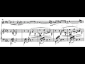 Three Romances for Violin and Piano, Op  22, Andante molto (C. Schumann) Score Animation