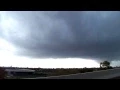 E F-0 Tornado Cell forming over Mesa Arizona during 1st Winter Storm - March 1st 2014