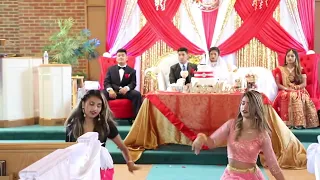 cham cham nachi dinchu nepali christian song keshors wedding ceremony 2022