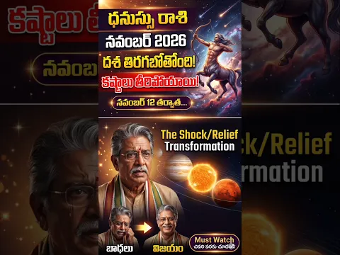 November 2026 Sagittarius Horoscope | ధనస్సురాశి