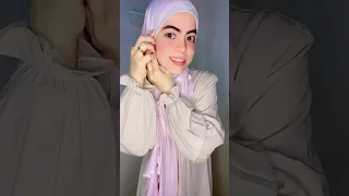 A Very Easy Twist That Turns Any Short Scarf Into A Long Covering Scarf Explore Foryou Hijab 