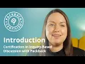 Certification in Inquiry-Based Discussion with Packback Introduction to the Course