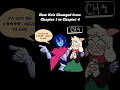How Kris Changed from Chapter 1 to Chapter 4